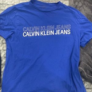 Calvin T shirt blue